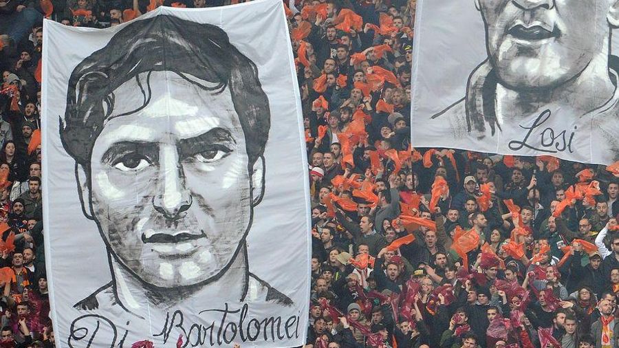 striscione Di Bartolomei